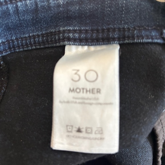 Mother sailor high rise crop ankle fray denim (30) - Picture 2 of 8